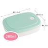 Skater Rice Powder Pastel for Freezing and Preparing Rice Container, 280ml, Thin, Green, SLG2,
