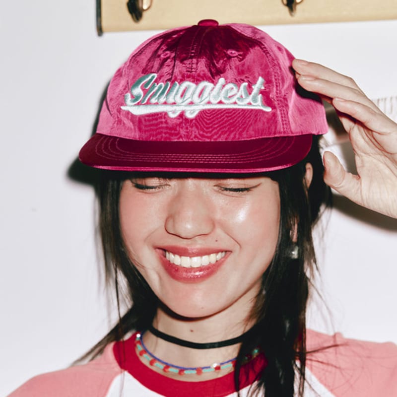 

SNUGGIEST Vintage Logo Nylon Cap [Berry Pink] Berry Pink_F
