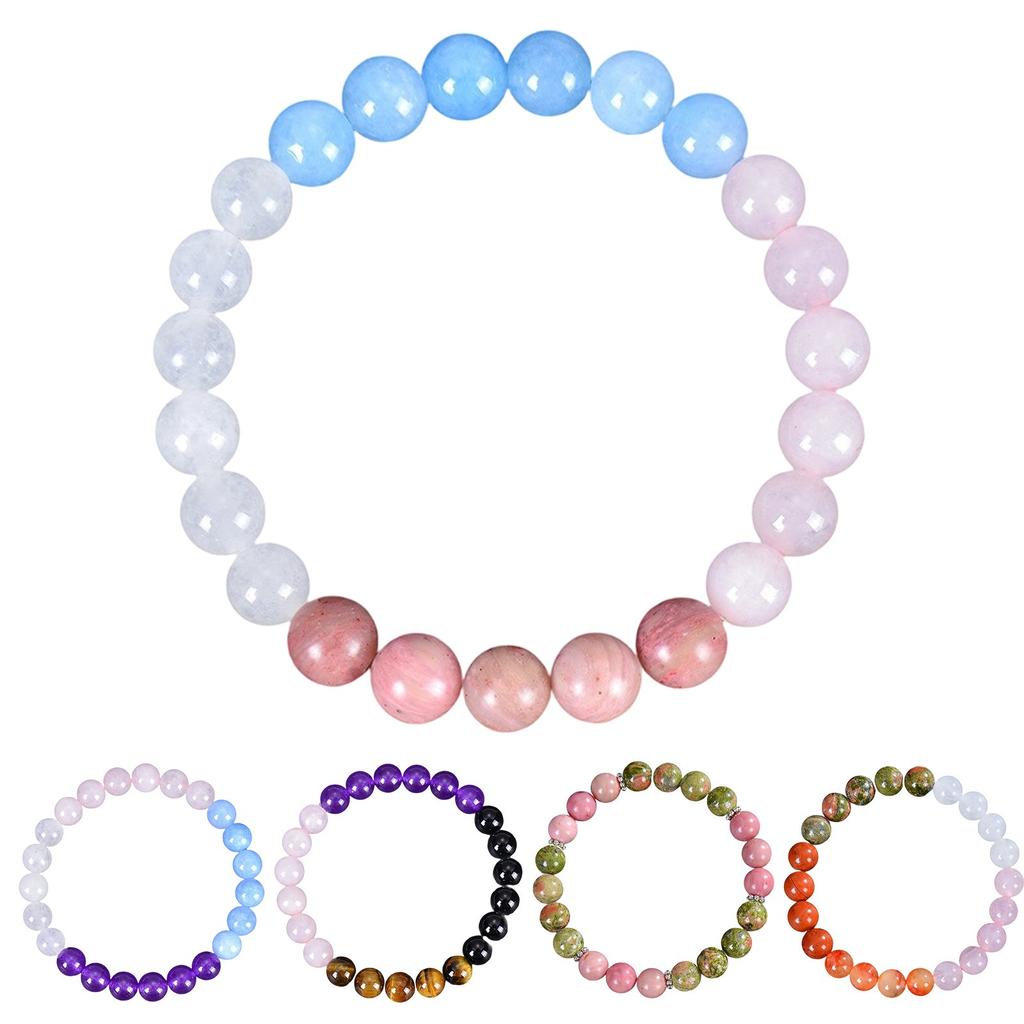 Powerful  Crystal Bracelet Beaded Bracelet Chakra Bracelet Positive Energy Bracelet Inspirational Gift For Women And Mom