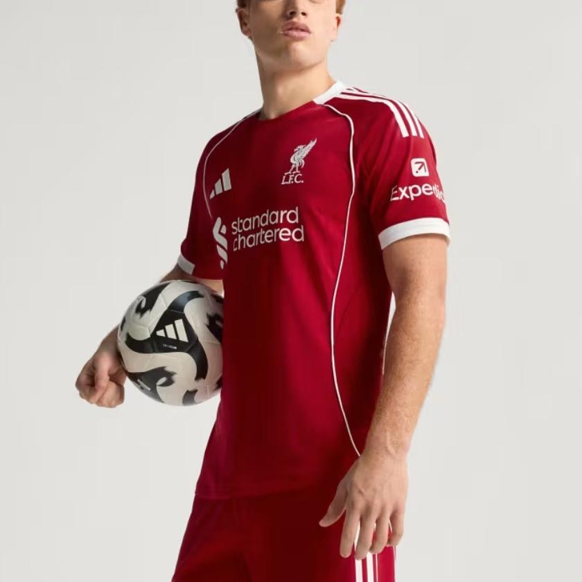 Adidas Free Shipping With AdiClub Liverpool Fc 25/26 Home Authentic Jersey JY4237