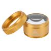 Practical Gold Finish 30X Magnifying Glass Sturdy Case Handheld Magnifier Portable Magnifier Jewelry Inspection