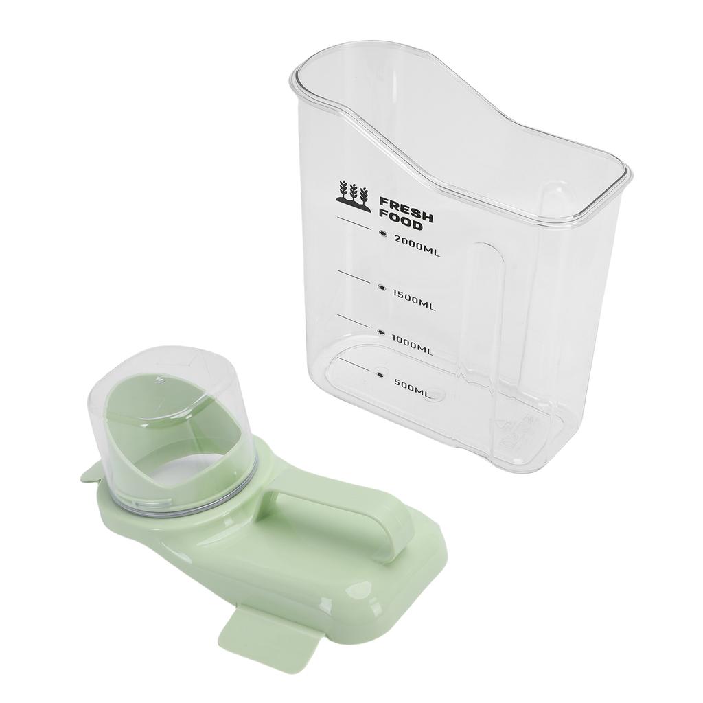 Cereal Storage Container with Spout and Measu  Cup Plastic  tight Kitchen   for Rice Grains Flour Dry Food