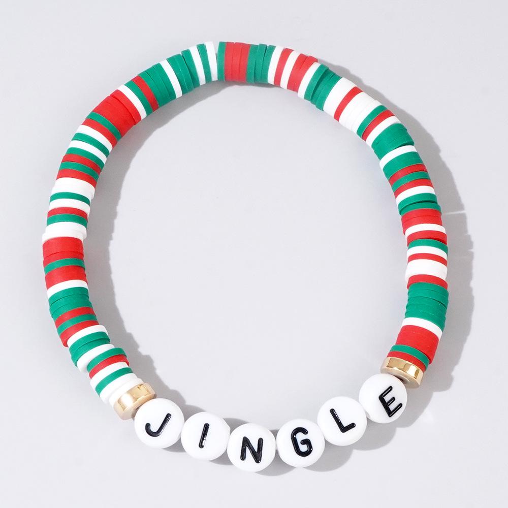 

Stylish Christmas Light Ball Bead Bracelet for Women – European & American Holiday Jewelry