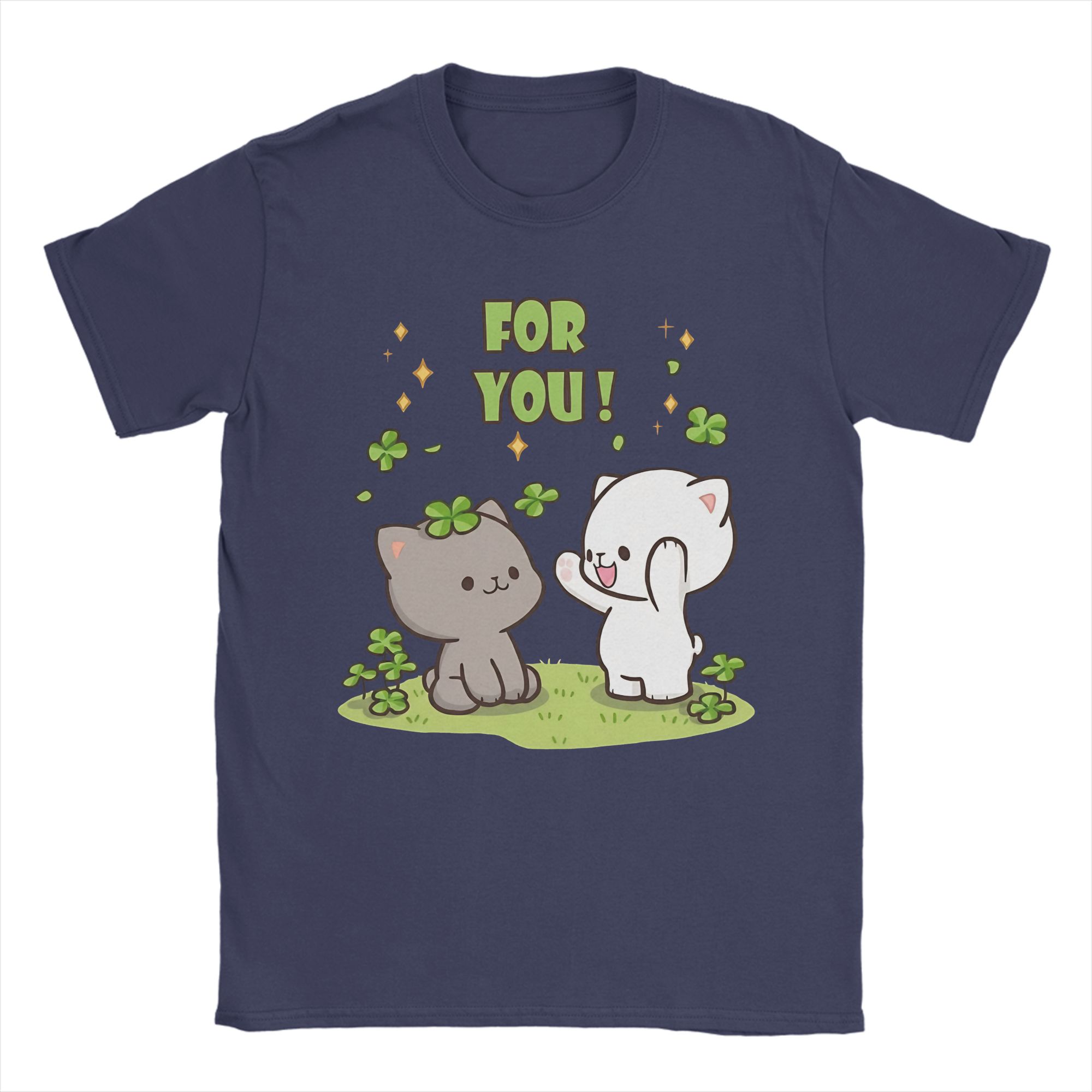 

Kawaii Bubu Dudu Couple Pandas Unisexs T Shirt Awesome Tees Short Sleeve Crewneck TShirts Cotton Party Clothing 4XL