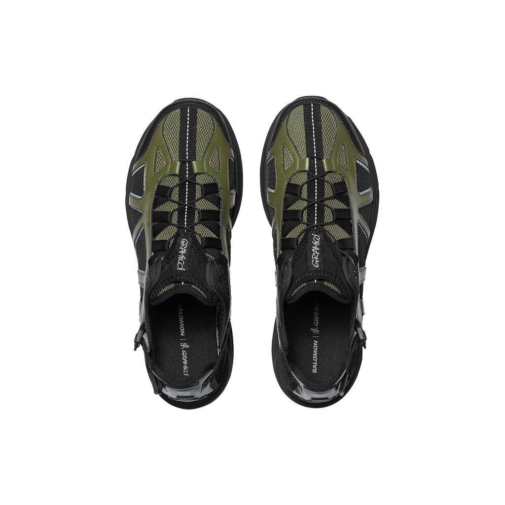 Gramicci X Salomon Camping Hiking Quick-Dry Outdoor Stream Shoes Unisex Shoes Green 472225