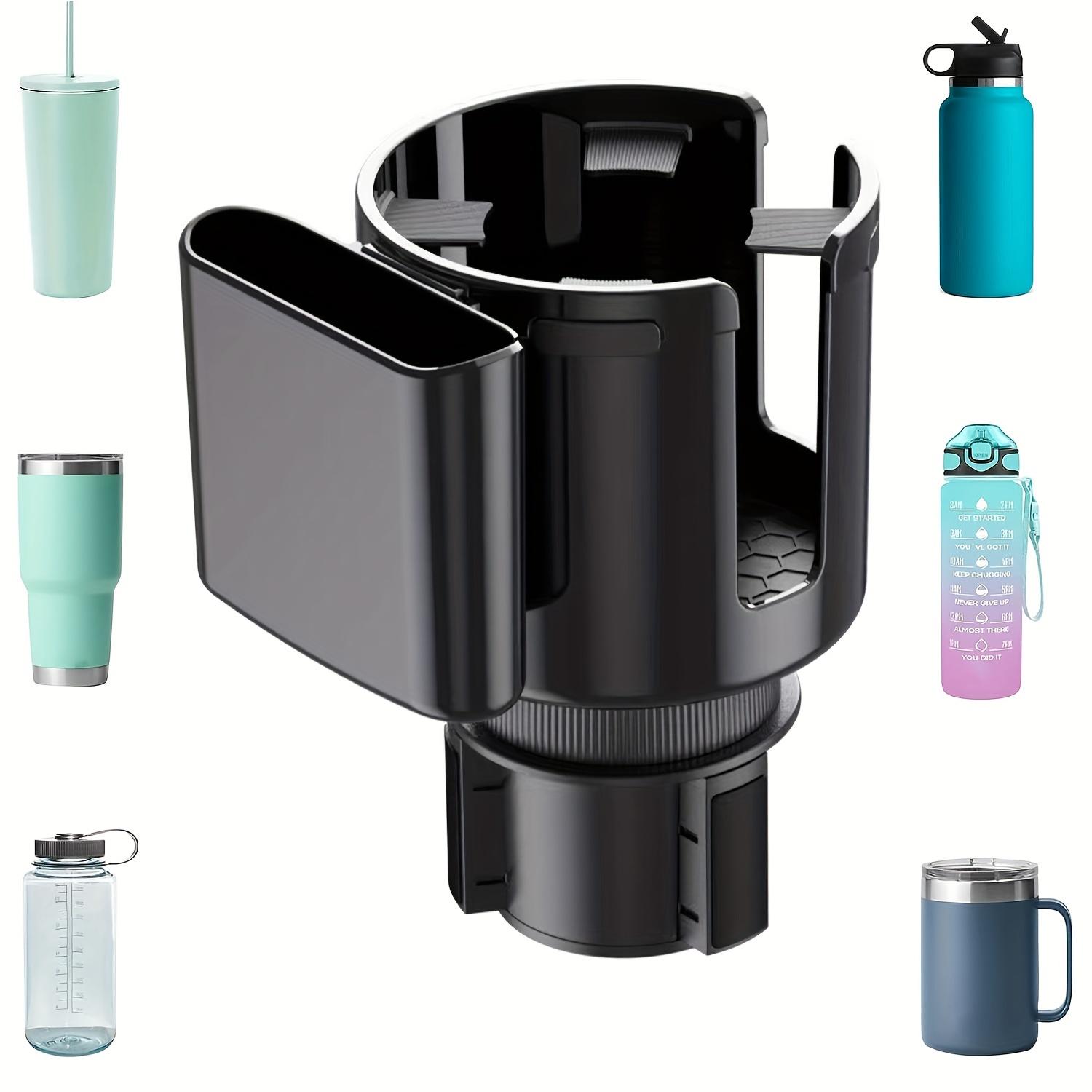 

Расширитель подстаканника для автомобиля, регулируемое основание 360 градусов, держатель для напитков, устойчивый к тряске, стабильный органайзер для автомобильных бутылок с держателем для телефона