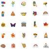 50Pcs Exquisite Ice Cream Decorative Sun-resistant Laptop Luggage Journal Album Scrapbook Stickers Children Gift