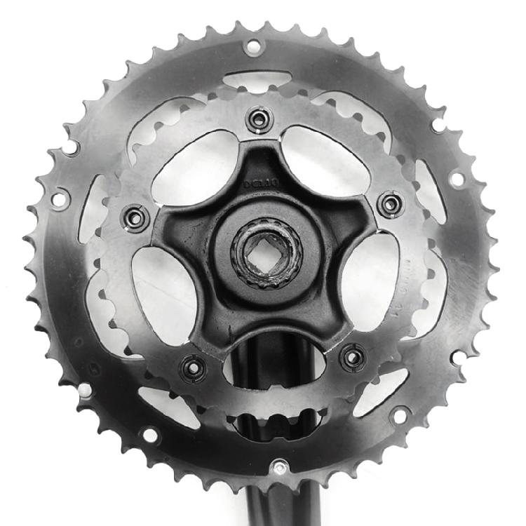 8/9 Speed Bike Cranksets 50/34T Chainwheel Double Chainring Alumniun Alloy Crankset Road Bicycles 170mm Square Crankset
