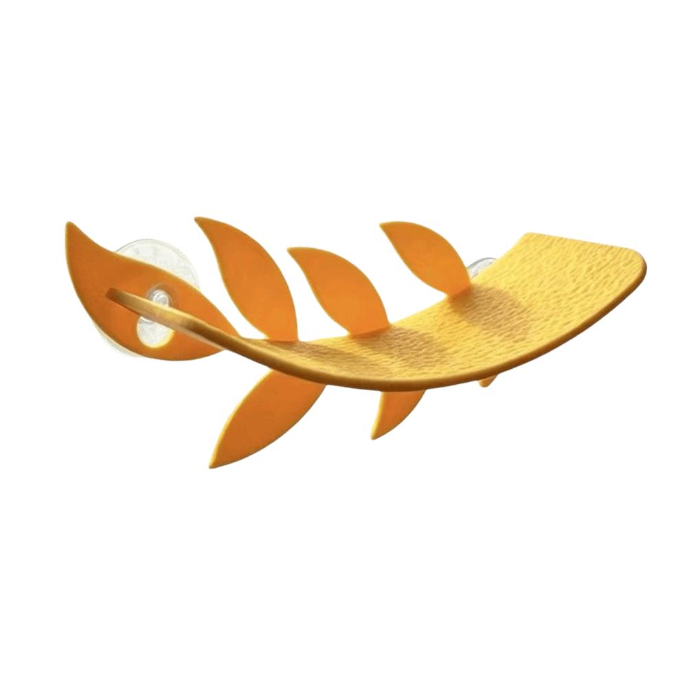 PLA Lizard Habitat Leaf Suction Cups Basking Rest Terrace  Reptile Basking Area
