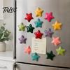 Home Decor Refrigerator Magnet 2Pcs 3D Star Magnet, Resin Shape Fridge Shaped Magnets Magnetic Decoration for Kitchen Office Whiteboard Cabinet