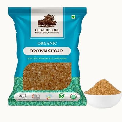 Organic Brown Sugar 900_Gm, | NPOP Certified I Organic Ceritfied
