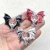 Gothic Bat Zinc Alloy Pendant Necklace