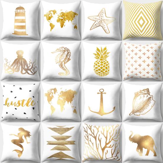 

Printed Throw Pillow Case Sofa Bed Home Car Office Decor Cushion Cover