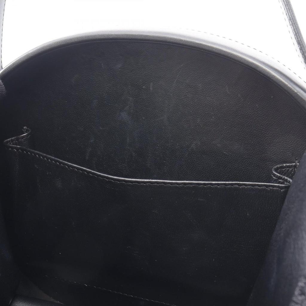 Used LOEWE anagram Handbag leather Black Used Women