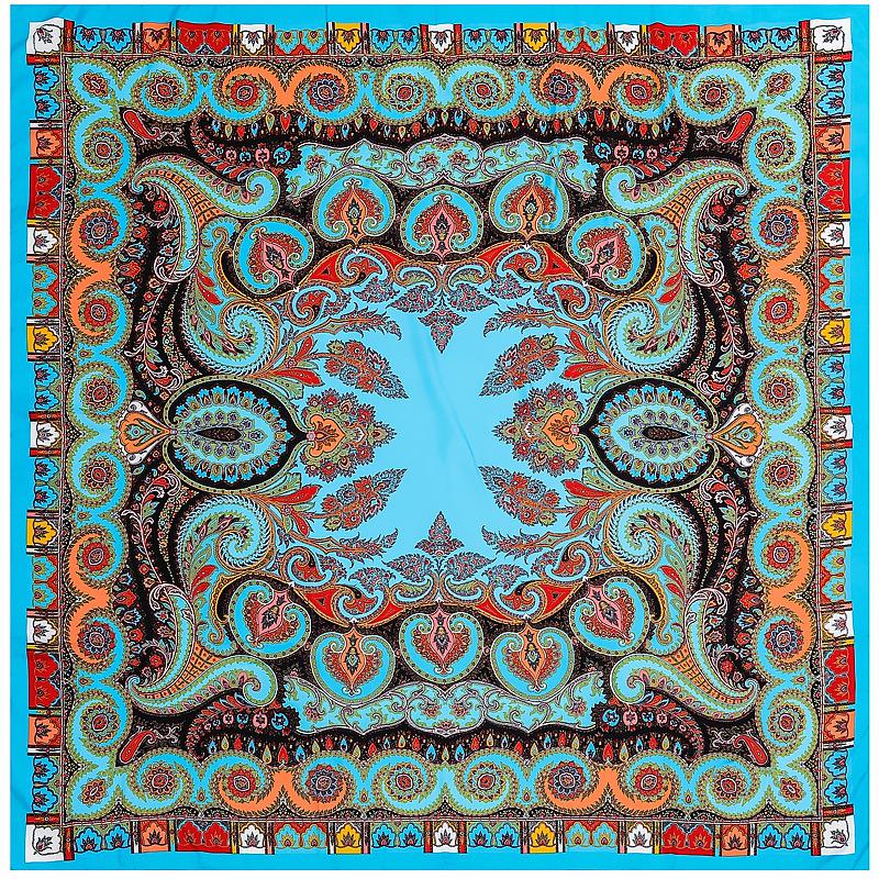 

130см Шелковый Платок Квадратный Платок Модный Пашмина Дизайн Богемный ретро кашемировый Женский Шаль Бандана Косынка Шарфы Для Леди 130x130cm