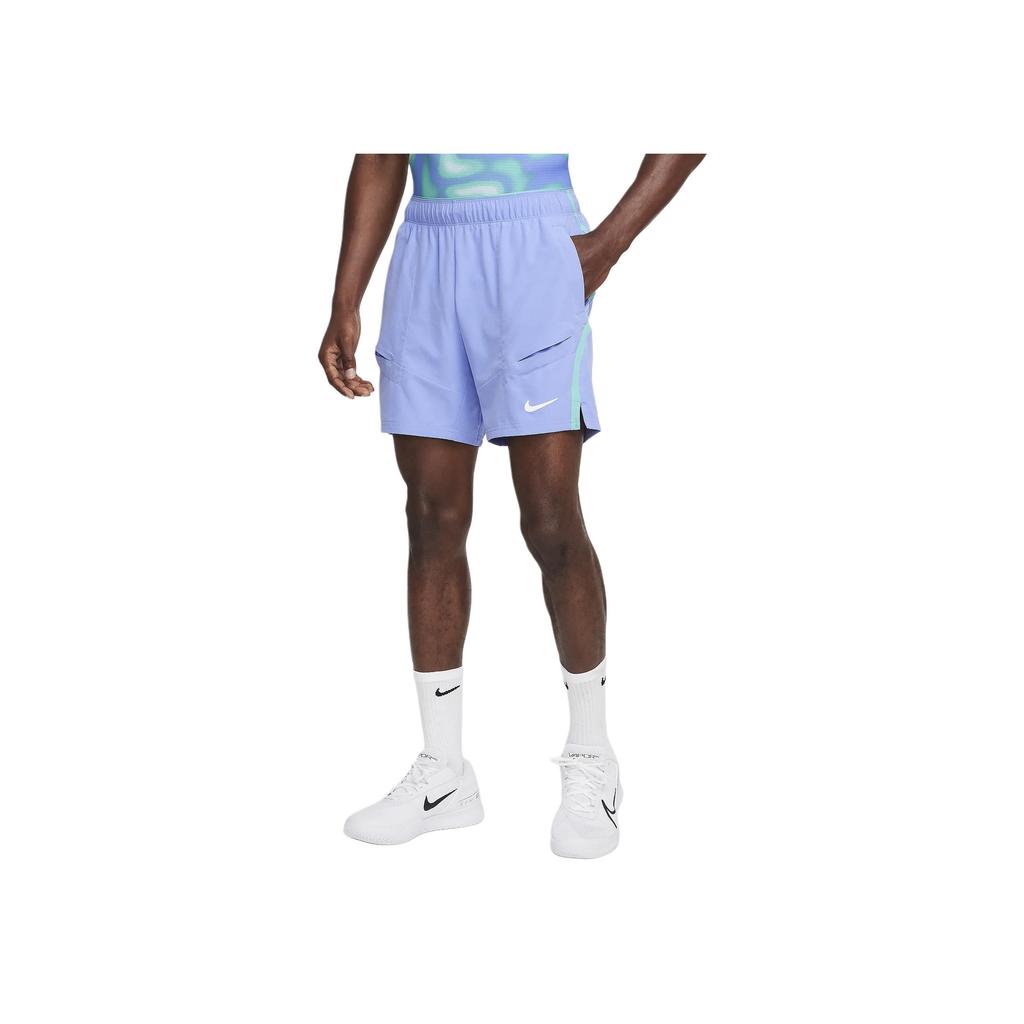 Nike Court Advantage Dri-Fit 7" Tennis Fashion Versatile Stretch Fit Sports Shorts Men shorts Royal-Pulse FD5336-494
