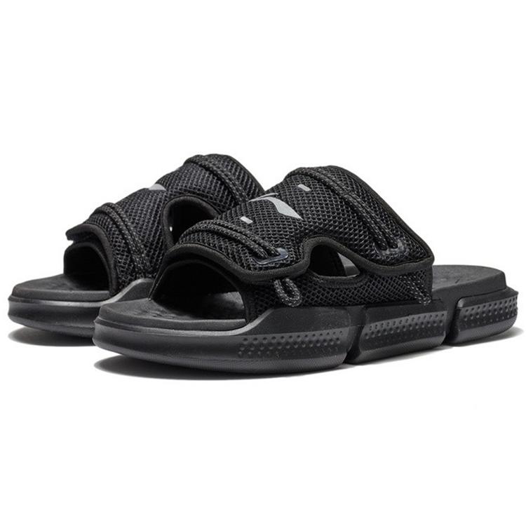 New LiNing Slide Slippers Men's Black AGAS013-2