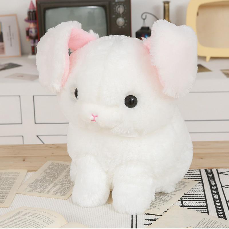 43/52cm Cute Bunny Plush Long Ear Rabbit Toy Soft Cloth Stuffed Rabbit Easter Gift Decor Baby Appease Toy for Children Kids Gift