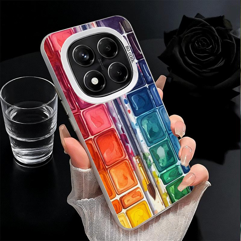 Watercolors Set Paint Palette Soft Phone Case for Xiaomi Redmi Note 13 14 15 Pro Plus 12S 12 11S 11 11T 10S 10 Shockproof Cover