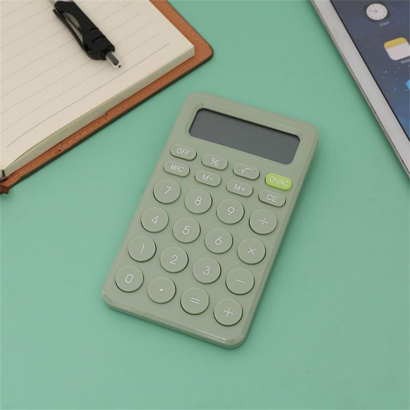 Calculator Learning Office Calculator Accounting Mini Portable 8 Display Large-screen Calculator Fashion Candy Color