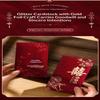 6pcs Wedding Kawaii Red Envelopes with Adorable Design for Marriage Gifts