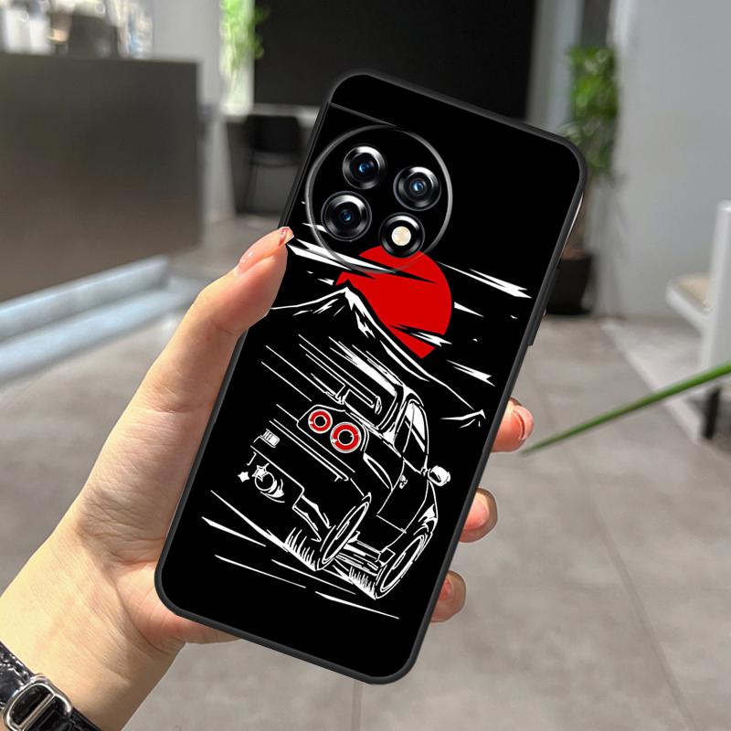 Japan JDM Sports Cars Male Men Case For OnePlus Nord 5 CE 2 3 4 Lite N20 N30 OnePlus 15 R 13 12 11 10 Pro 10T 12R 13R Cover