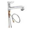 SANEI Spray Mixer Tap with Spray for Cold Single-Hole Pull-Out Hose, Shower/Straight Switch, Climates, K87120JK-13