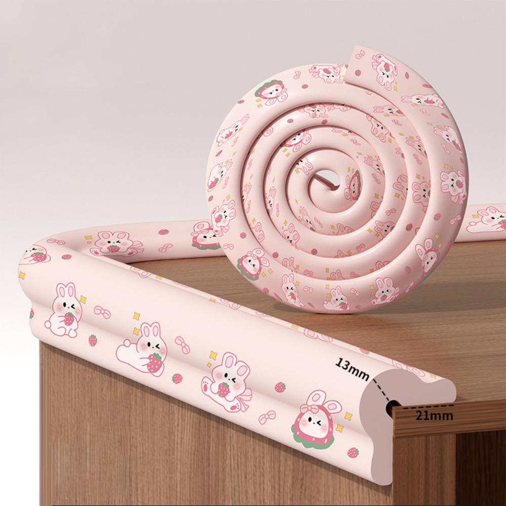 Cartoon Digital Pattern Desk Edge Guard Strip Baby Safety Foam Bumper  Children