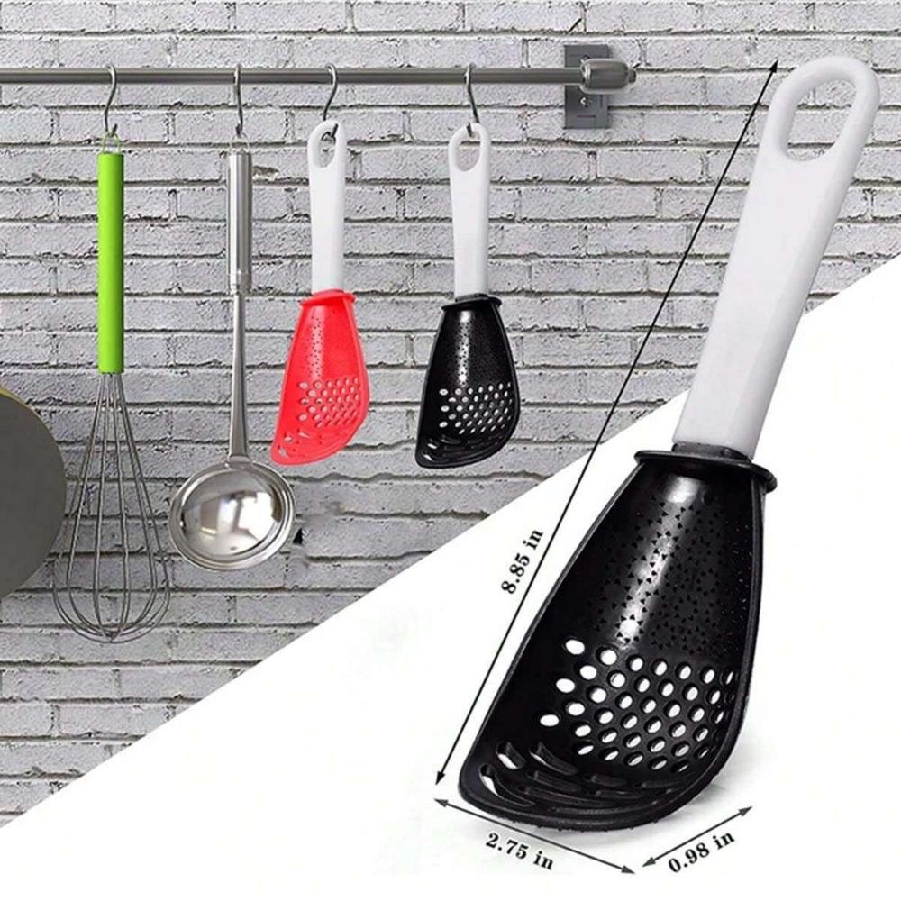 Den Kochlöffel zermahlen Den Abflusslöffel zerstampfen Den Ingwer zermahlen Knoblauchlöffel Ei Mixer Die Kartoffeln zerstampfen Das Gemüse anbraten Schaufel