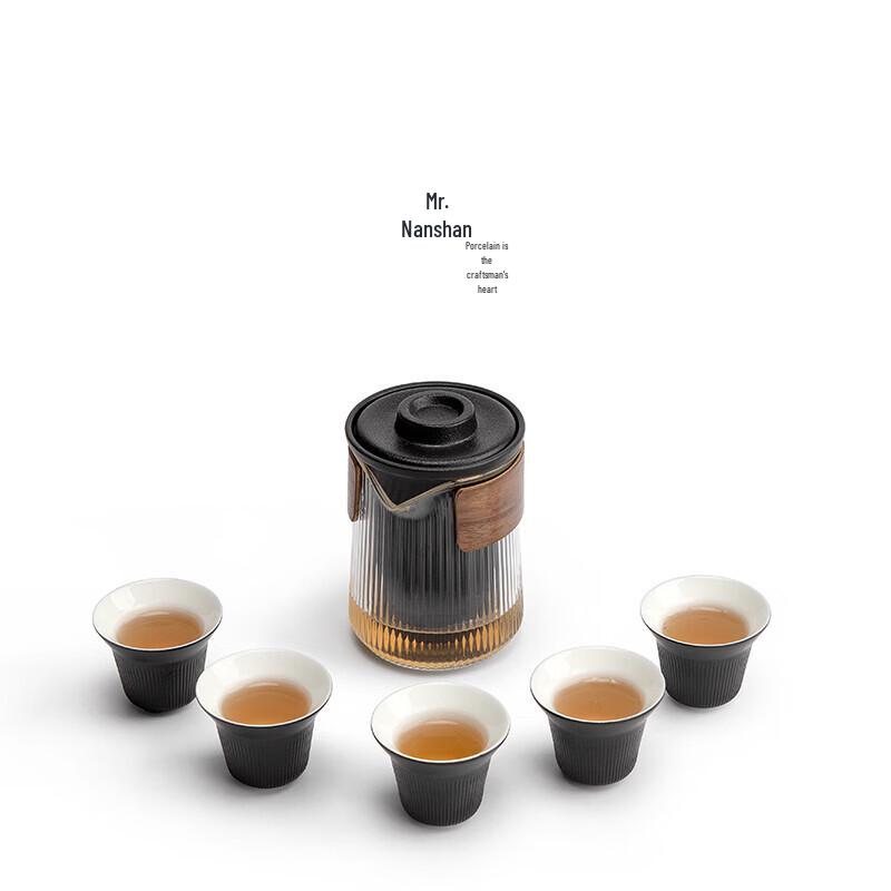 Portable Japanese Glass Travel Tea Set