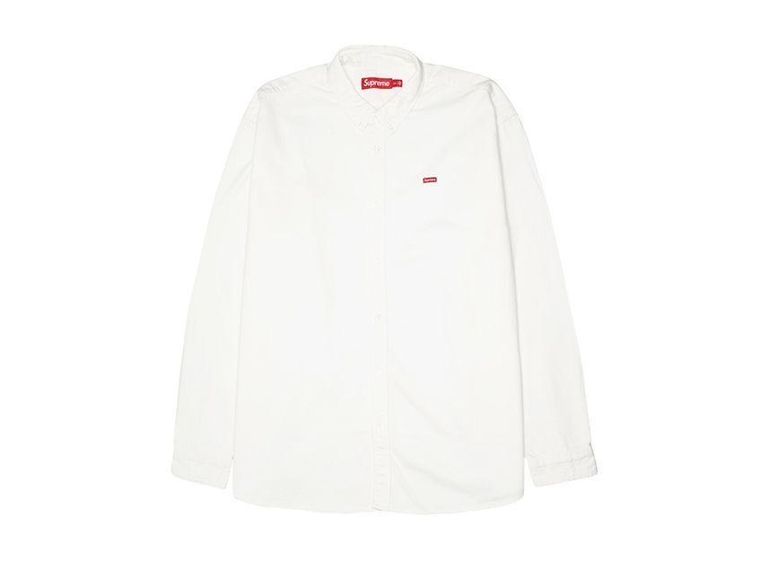 Supreme Small Box Shirt White Denim