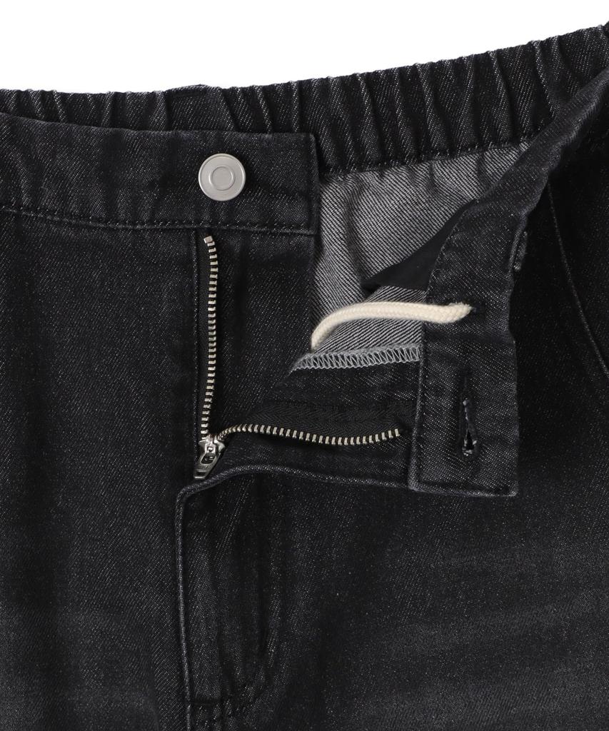 WEGO Easy Painter Denim Denim Size Denim Black Sonata Men's Pants, Pants, Wide-leg Pants, Bottoms, Jeans, Streetwear, Casual, Gift, Spring, Summer,