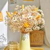 Eternal Rose & Baby's Breath Dried Flower Bouquet - Natural Living Room Decoration