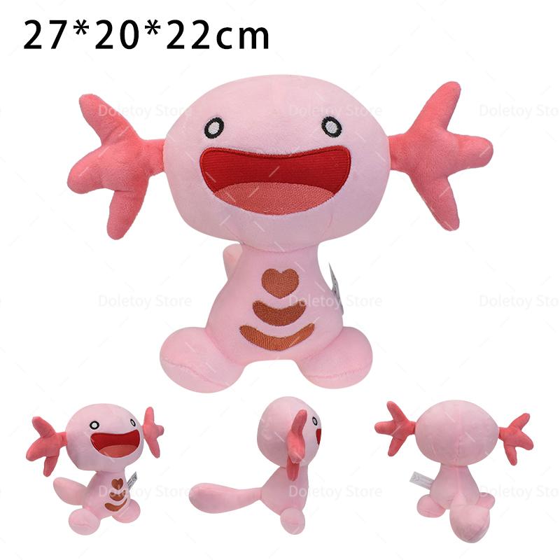 Pokemon Paldean Wooper Plush Toys Cute Anime Plushie Minun Plusle Magikarp Kyogre Gastly Haunter Stuffed Kids Xmas Dolls