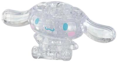 Puzzle 3D Hanayama Crystal Gallery Sanrio Cinnamoroll Figurine Décoration Intérieure Recommandé pour les 7 ans et plus (HANAYAMA) [Puzzle Transparent]