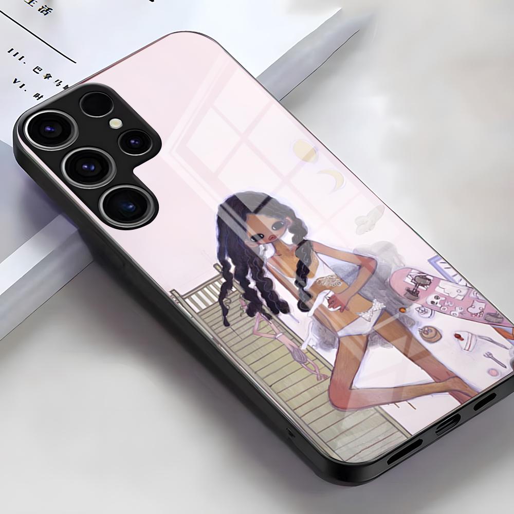 A-Aya T-Takano Art Phone Case For Samsung S26 S25 Edge Ultra S23 S22 S21 S20 Ultra Plus S24 Fe A54 A53 A25 Glass Cover