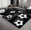 Modern Football Tennis Net Patterned Carpet Bedrooms Living Rooms Offices Indoor Game Rooms Bringing Vibrant Atmosphere Carpet