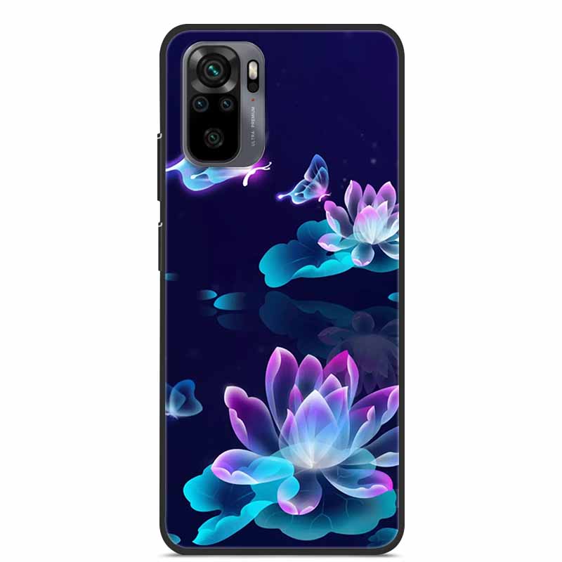 Dla Xiaomi Redmi Note 10S Case silikonowa tylna okładka etui na telefony dla Xiaomi Redmi Note10T 2021 miękki futerał uwaga 10S 10T 10 T S Coque