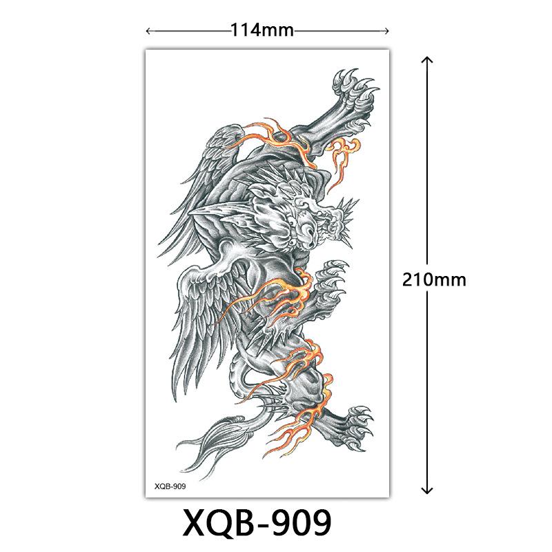 Small Full Arm Tattoo Sticker, Flower Letters, Plain Flower Tattoo Sticker Tattoo