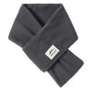Heiduomi Men's Scarf Large Stole Autumn Winter Striped Solid Block Check Washable Thick Warm Business Unisex Muffler Christmas Gift Dark Gray