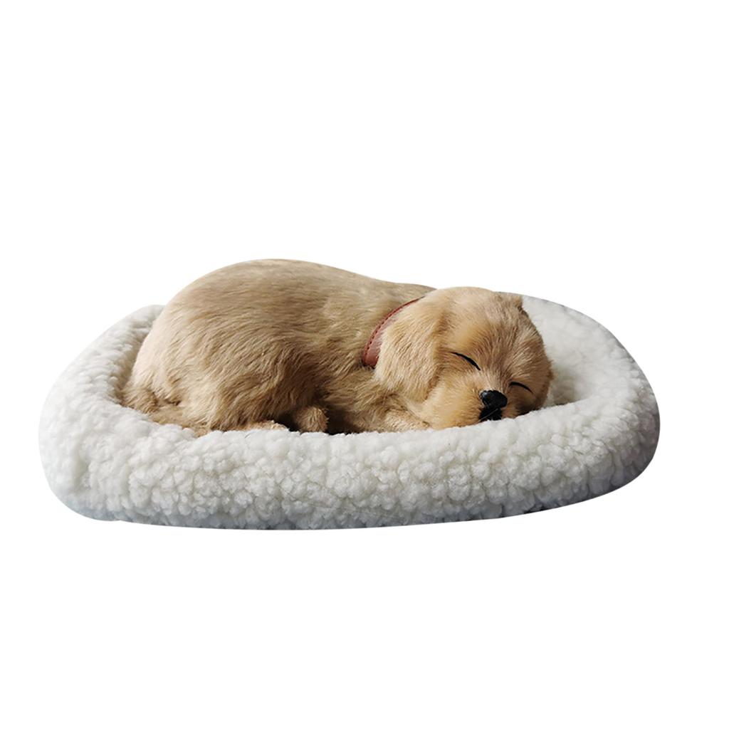 breathing stuffed dog