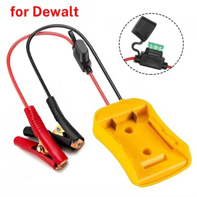 Car Emergency Power DIY Adapter Automotive 30A Fuse Igniter Jump Starter for Makita for Milwaukee for Dewalt 18V Lithium Battery