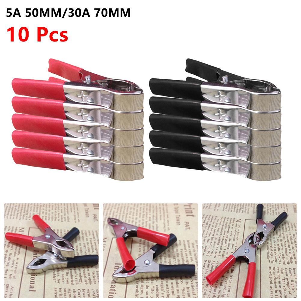 

Зажим «крокодил» 50 мм/70 мм 5A/30A Железо-никелирование