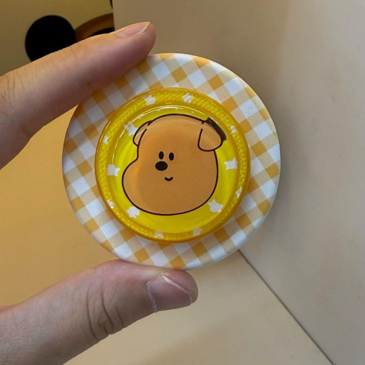 

Magnetic Airbag Phone Holder – Puppy Style, Tongue Out, Detachable & Strong Magnetic Suction Other Colors Available (Contact Support)