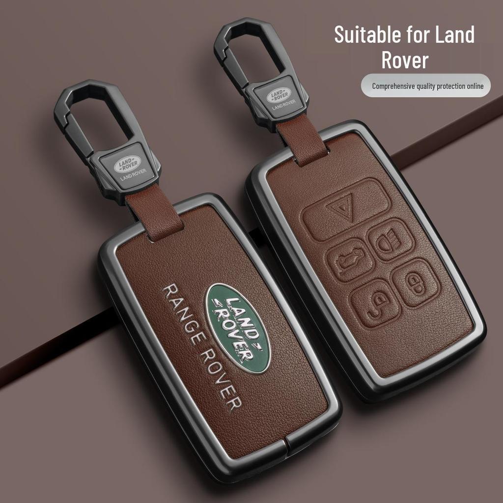 Land Rover Key Case for Range Rover Evoque, Defender, Velar, Discovery Sport, Discovery 5 - Lan Yun Buckle