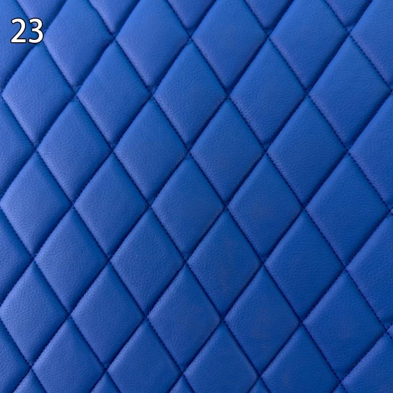 100x158cm Faux Leather Fabric Sponge Quilted Embroidered Car Interior Material Car Foot Pad Home Decor Wear-resistant Leather