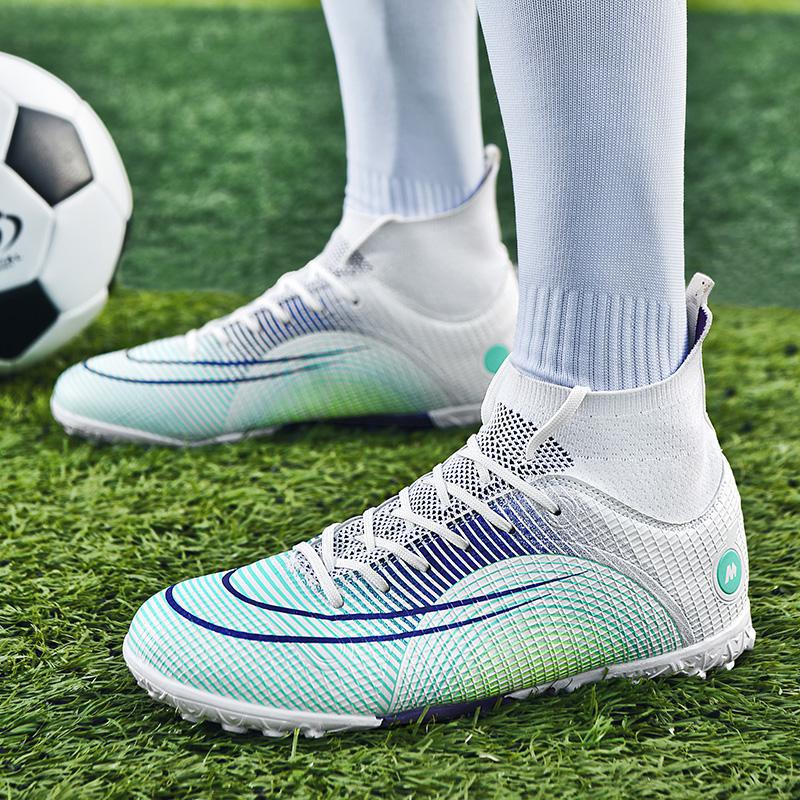 Neue Fußballschuhe mit Gummisohle, gebrochene Stollen, lange Stollen, Studenten-Trainingsschuhe, Spielschuhe, modische Stollen, Sportschuhe