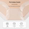 Women's Mid-Waist Comfortable Breathable Panties with PLA Fiber Crotch