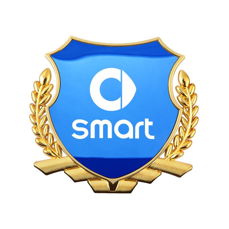 Smart Fortwo/Forfour Elf #123 Wheat Ear Side Emblem Metal Sticker