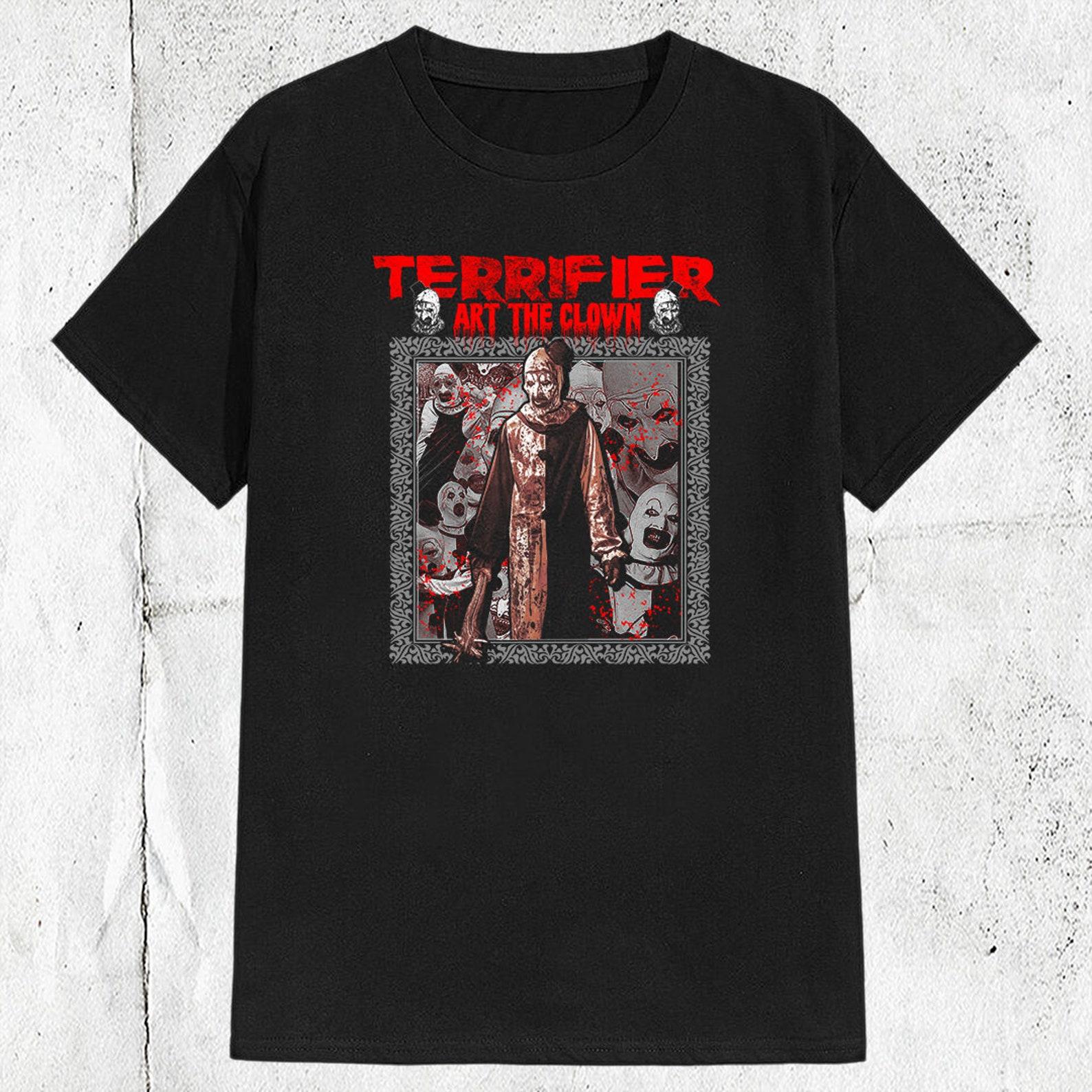 Art the Clown Classic Terrifier Horror Movie Halloween T shirt L